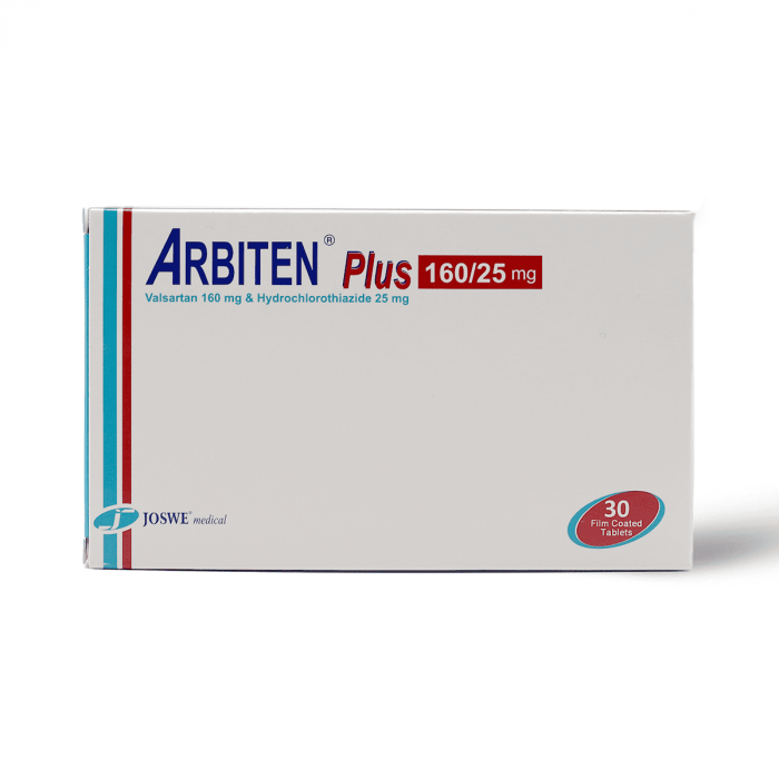 Arbiten Plus 160/12.5 30 Tablets