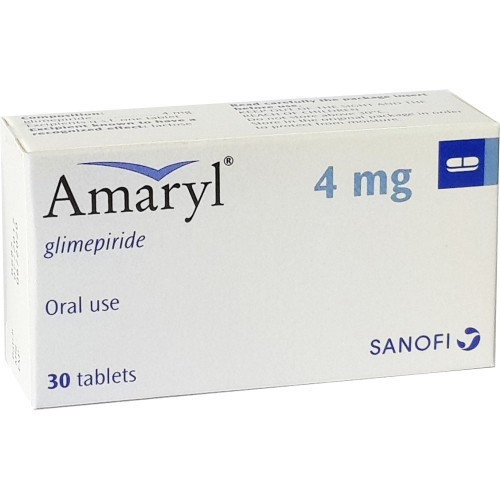 Amaryl 4mg 30 Tablets
