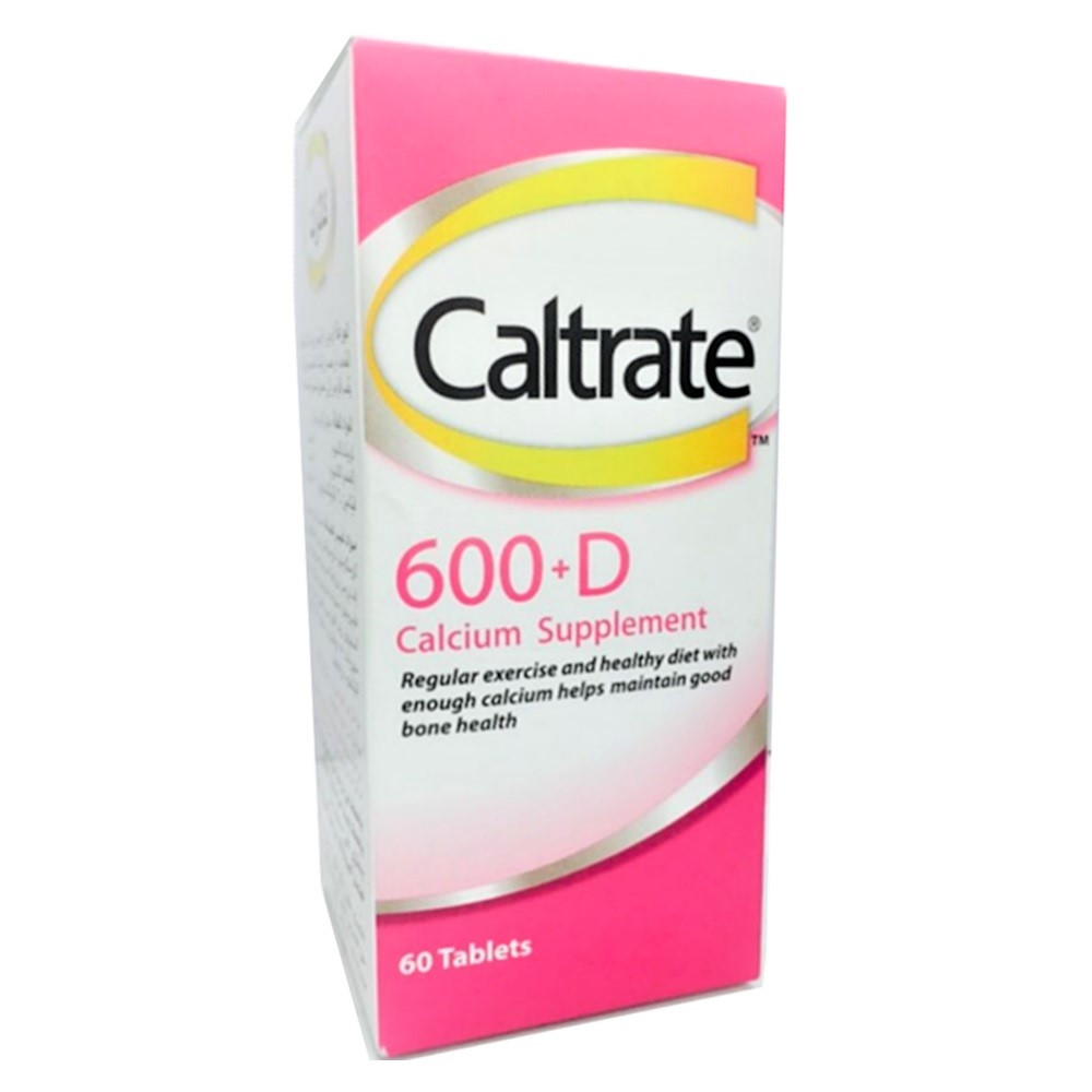 Caltrate 600mg+D 60 Tablets