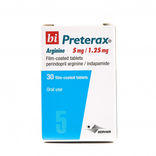 Bi Preterax 5mg/1.25mg 30 Tablets