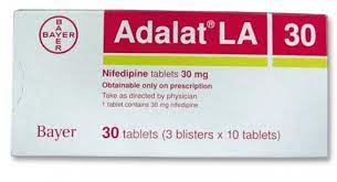 Adalat LA 30mg 30 Tablets
