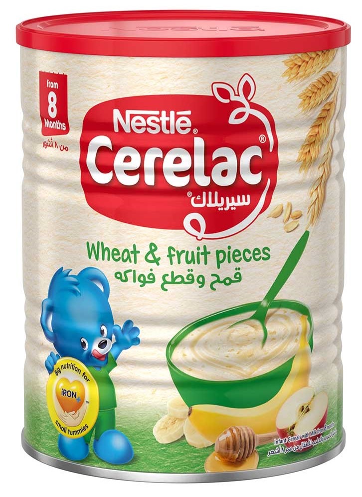 Cerelac Wheat &amp; Fruit Pieces 400g