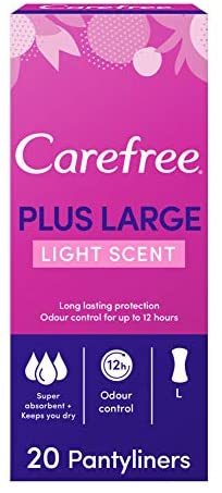 Carefree Plus Large Light scent 20 pantyliners