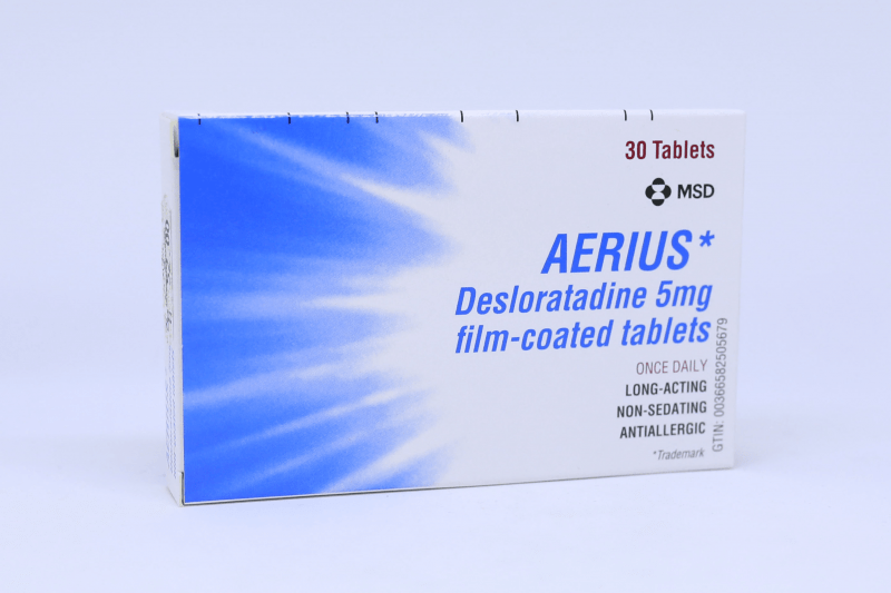 Aerius 5mg 30 Tablets