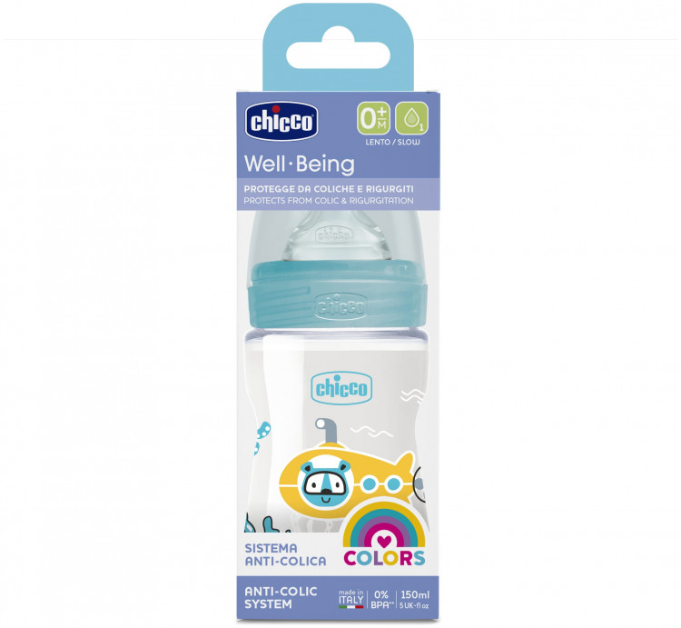 Chicco Well-Being 0+m Blue 150ml