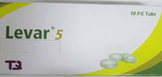 Levar 5mg 10 Tablets