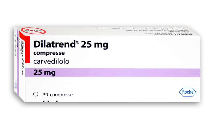 Dilatrend 25mg 30 Tablets