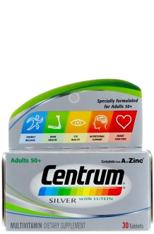 Centrum Silver With Lutein 30 Tabs