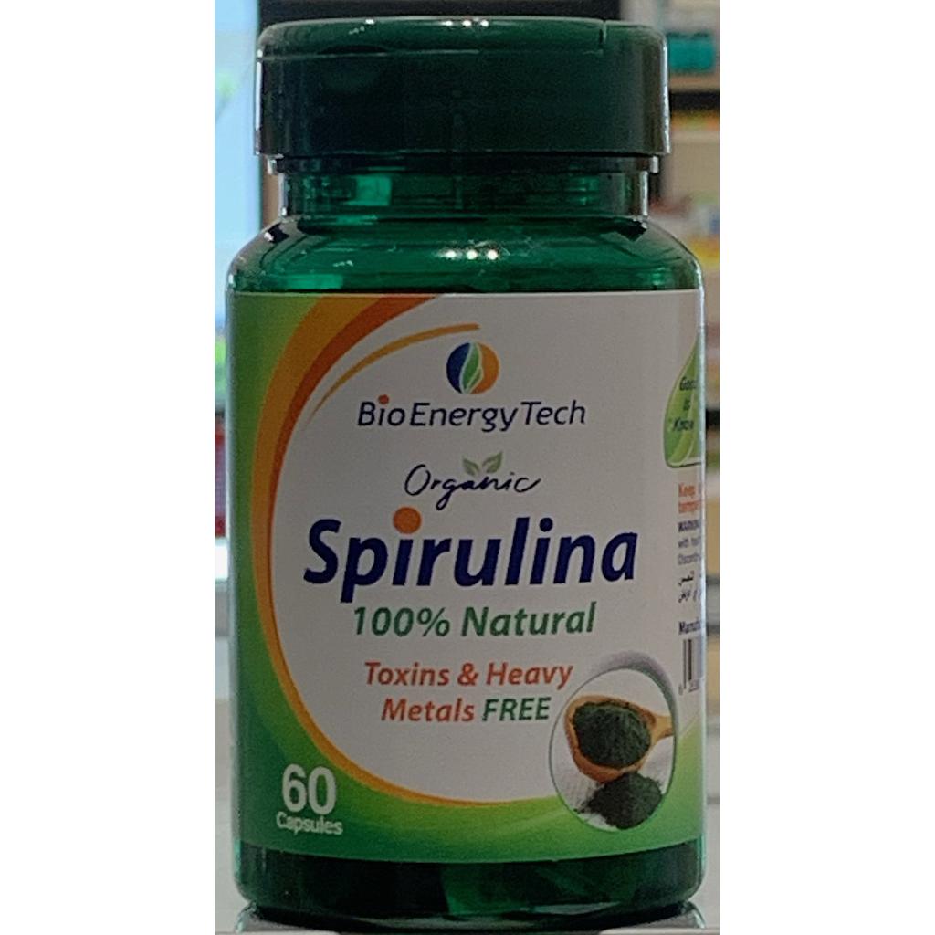 Bio Energy Spirulina 60 Capsules