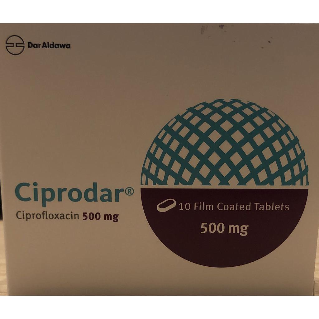 Ciprodar 500mg 10 Tablets