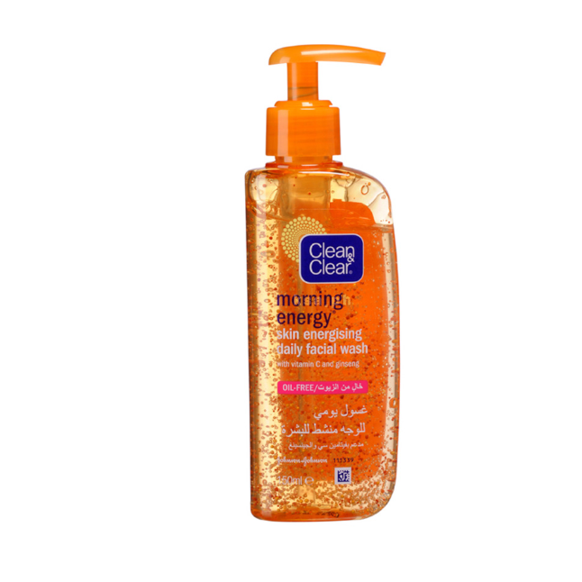 Clean &amp; Clear Morning energy Skin Energising daily facial Wash 150ml