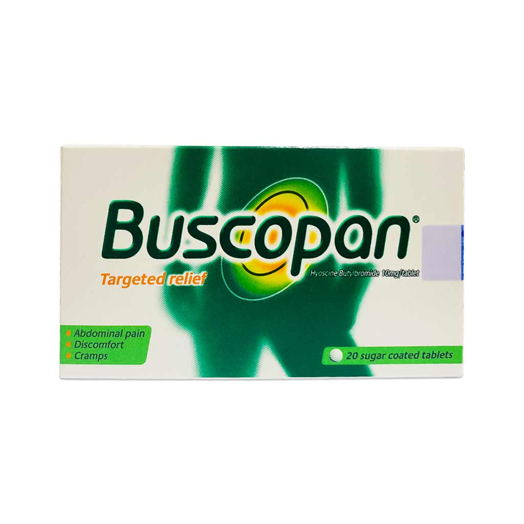 Buscopan 10mg 20 Tablets