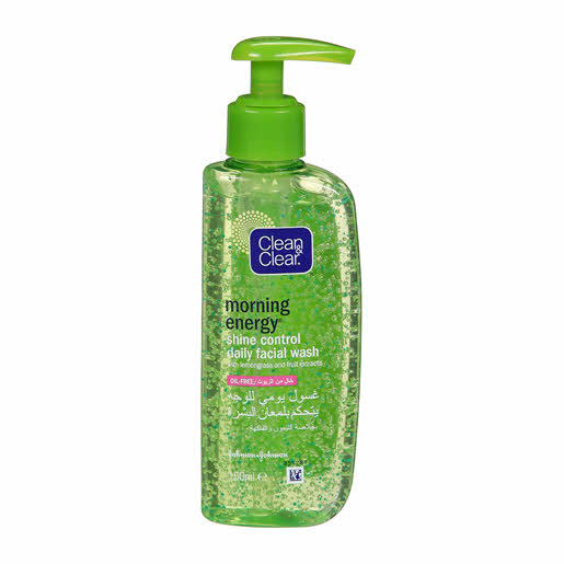 Clean &amp; Clear Morning Energy shine control daily facial wash 150ml oil free