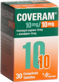 Coveram 10mg/10mg 30 Tablets
