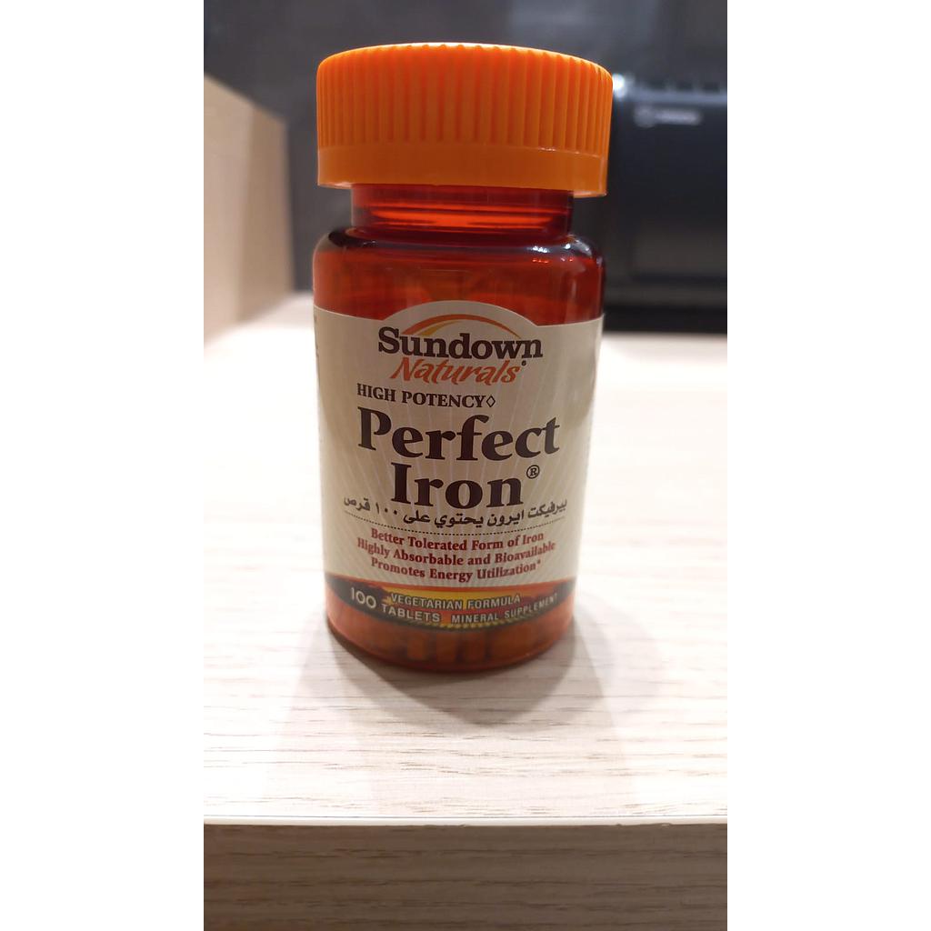 Sundown Perfect Iron 100 Tablets