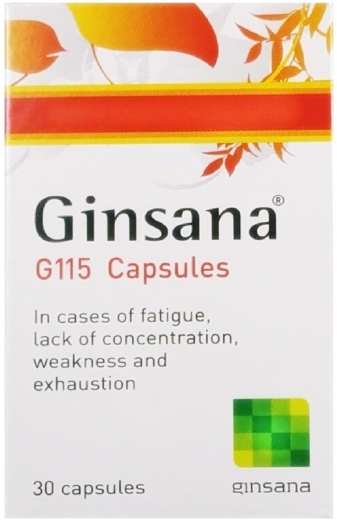 Ginsana 100mg 30 Caps