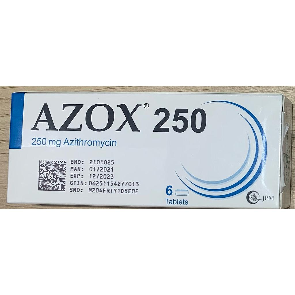 Azox 250mg 6 Capsules