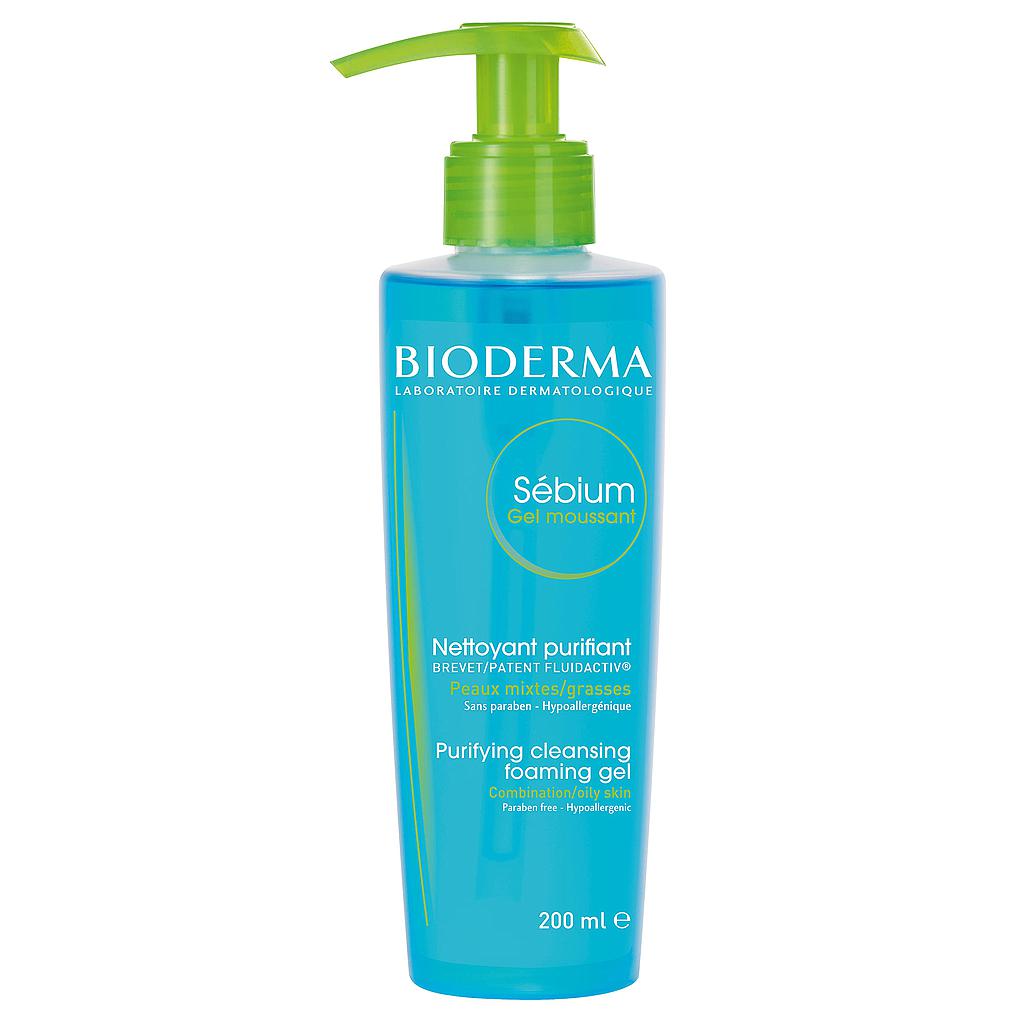 Bioderma Sebium Moussant Cleaning Gel 200ml