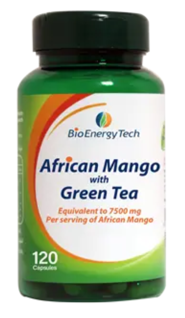Bio Energy African Mango With Green Tea 120 Capsules