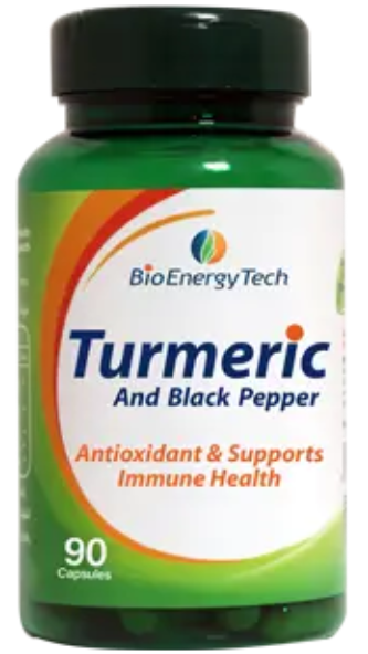 Bio Energy Turmeric and Black Pepper 90 Capsules