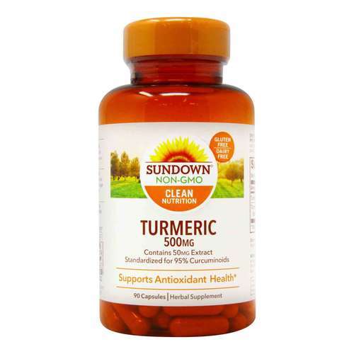 Sundown Turmeric 500mg 90 Capsules