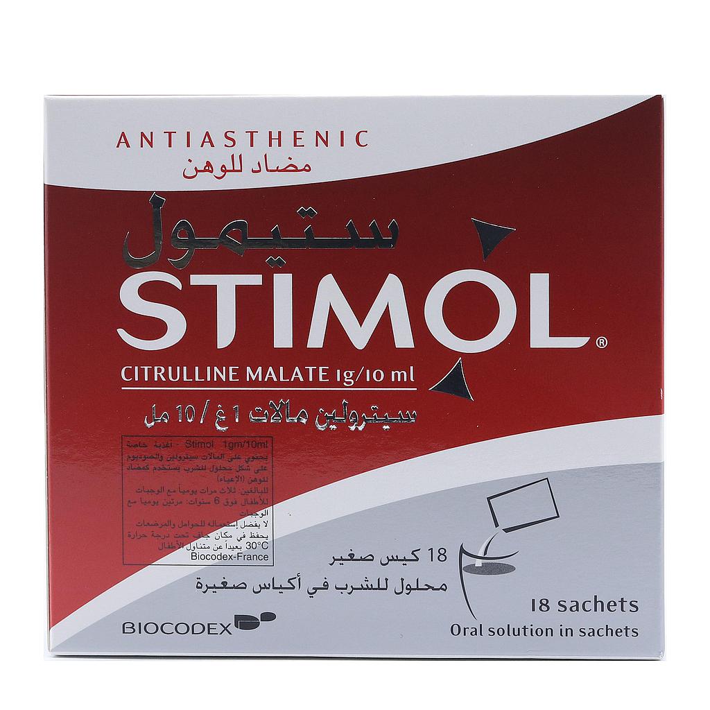 Stimol Citrulline Malate 1g/10ml 18 Sachets