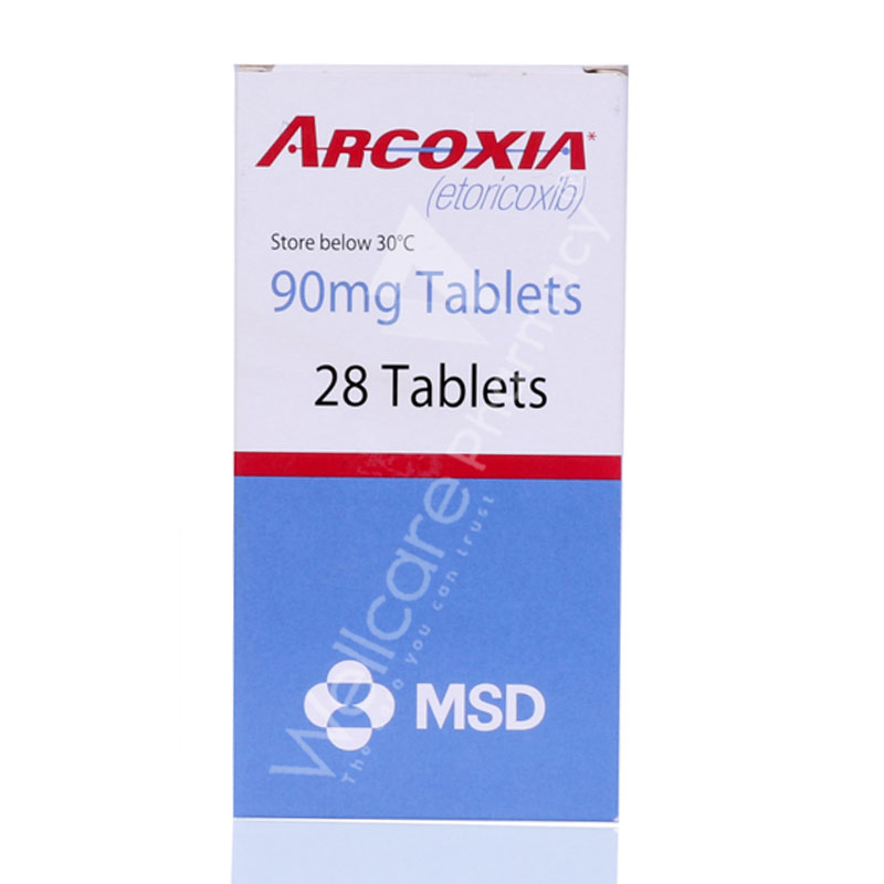 Arcoxia 90mg 28 Tablets
