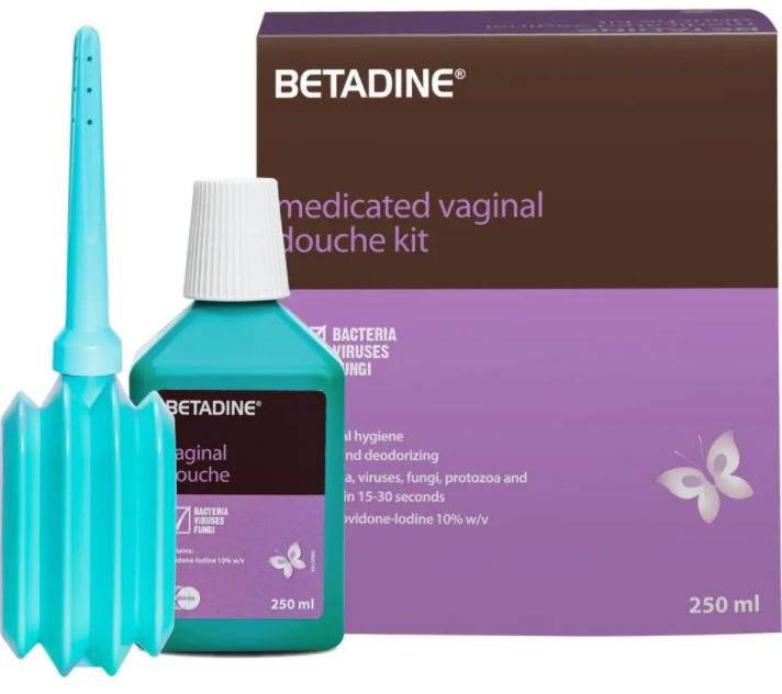 Betadine Medicated Vaginal Douche Kit 250ml