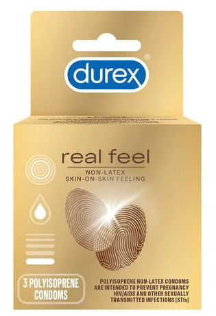 Durex Real Feel 3 Condoms