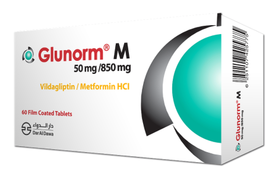 Glunorm M 50/850mg 60 Tabs