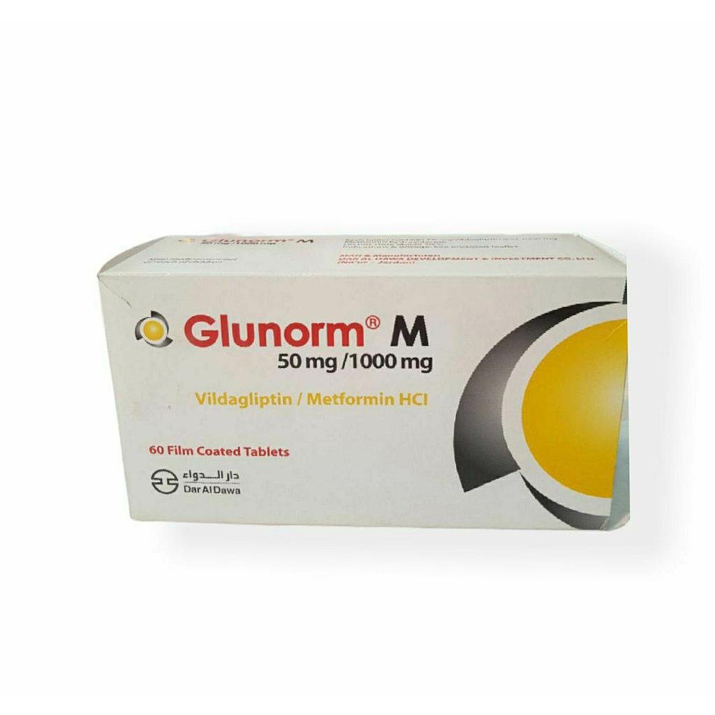 Glunorm M 50/1000mg 60 Tabs