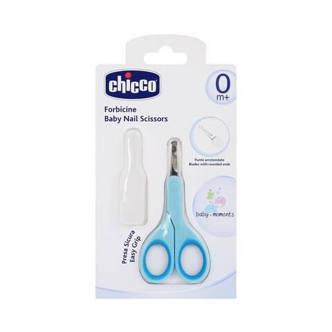 Chicco New Baby Nail Scissors Light Blue