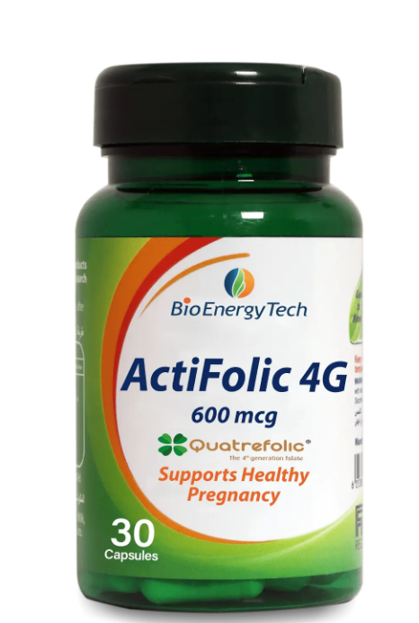 Bio Energy ActiFolic 4G 600 mcg 30 Capsules