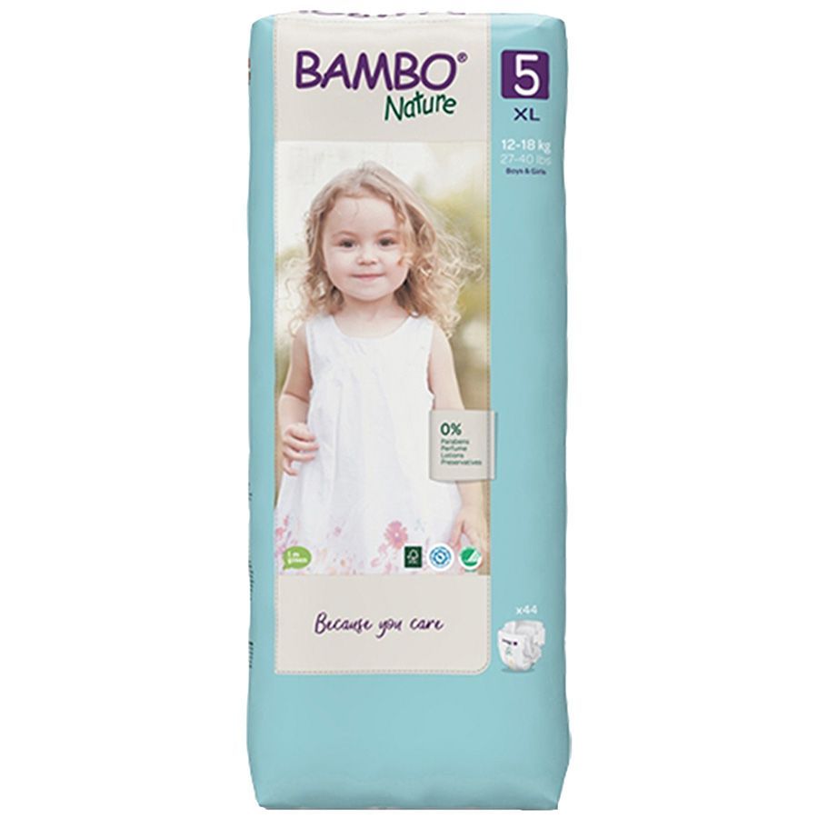 Bambo Nature Tall 5 (12-18)kg 44 Diapers