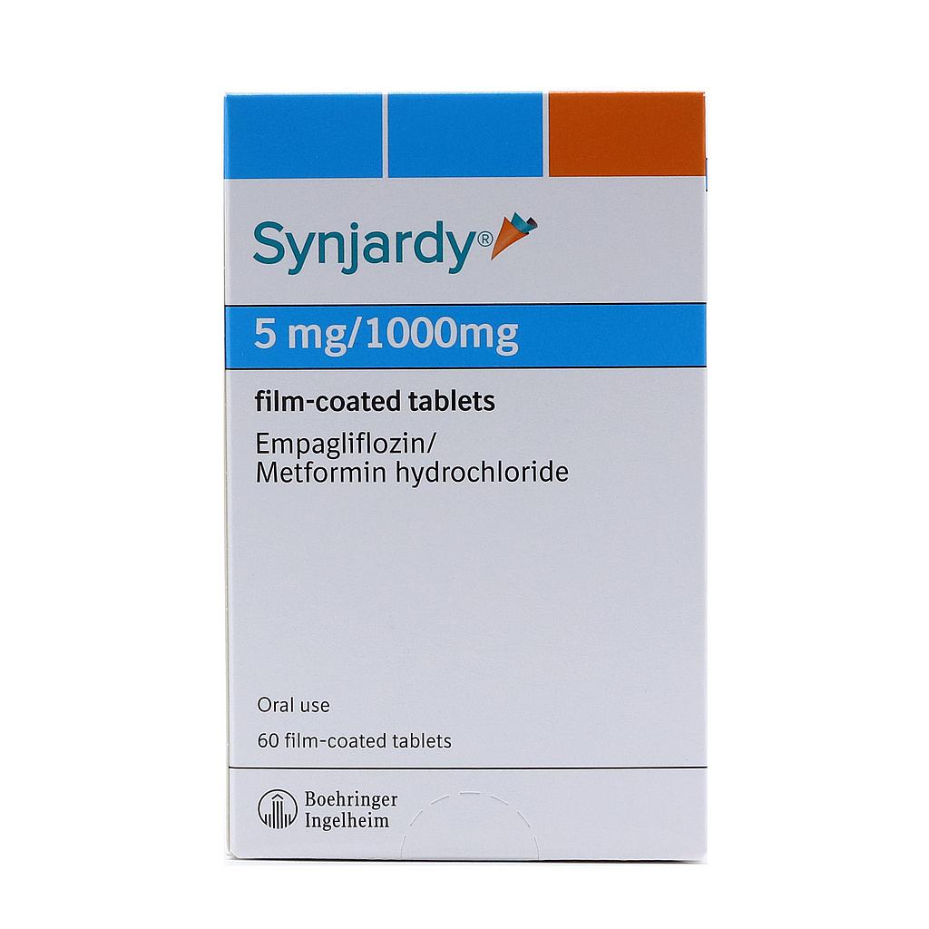 Synjardy 5mg/1000mg 60 Tablets