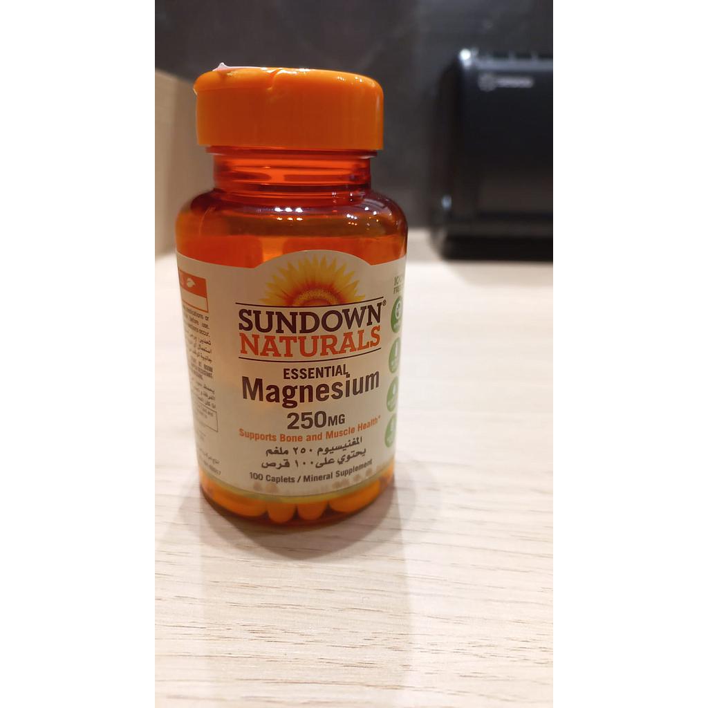 Sundown Magnesium 250mg 100 Caplets