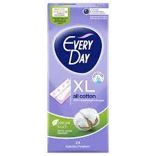 Everyday All Cotton X Large 24 Pantyliners