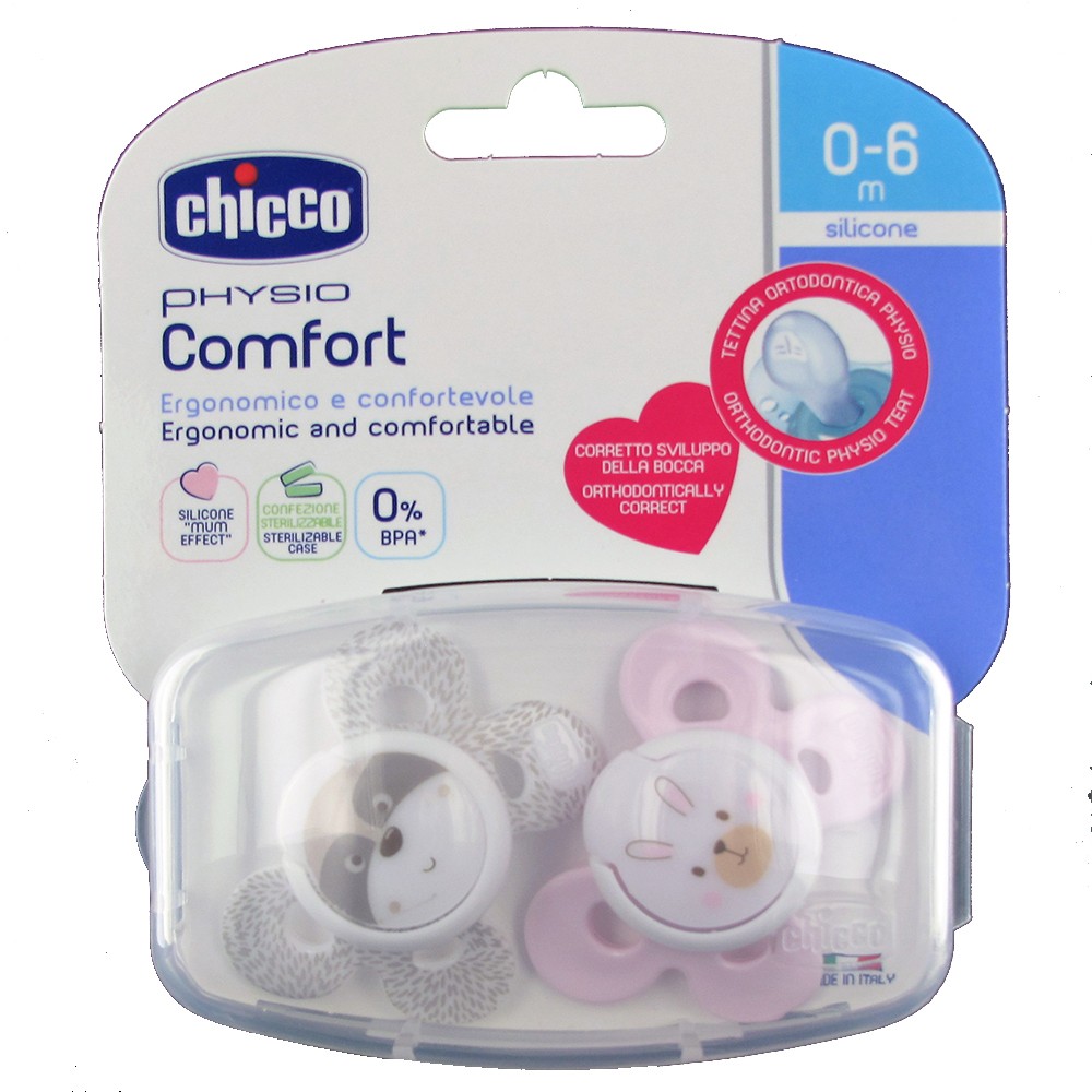 Chicco PhysioForma Soother Girl 0-6 2Pcs