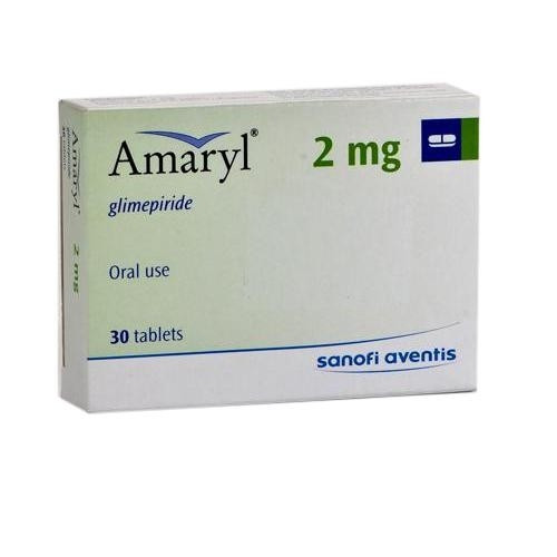 Amaryl 2mg 30 Tablets