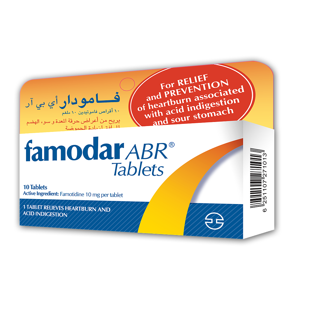 Famodar A.B.R 10mg 10 Tablets