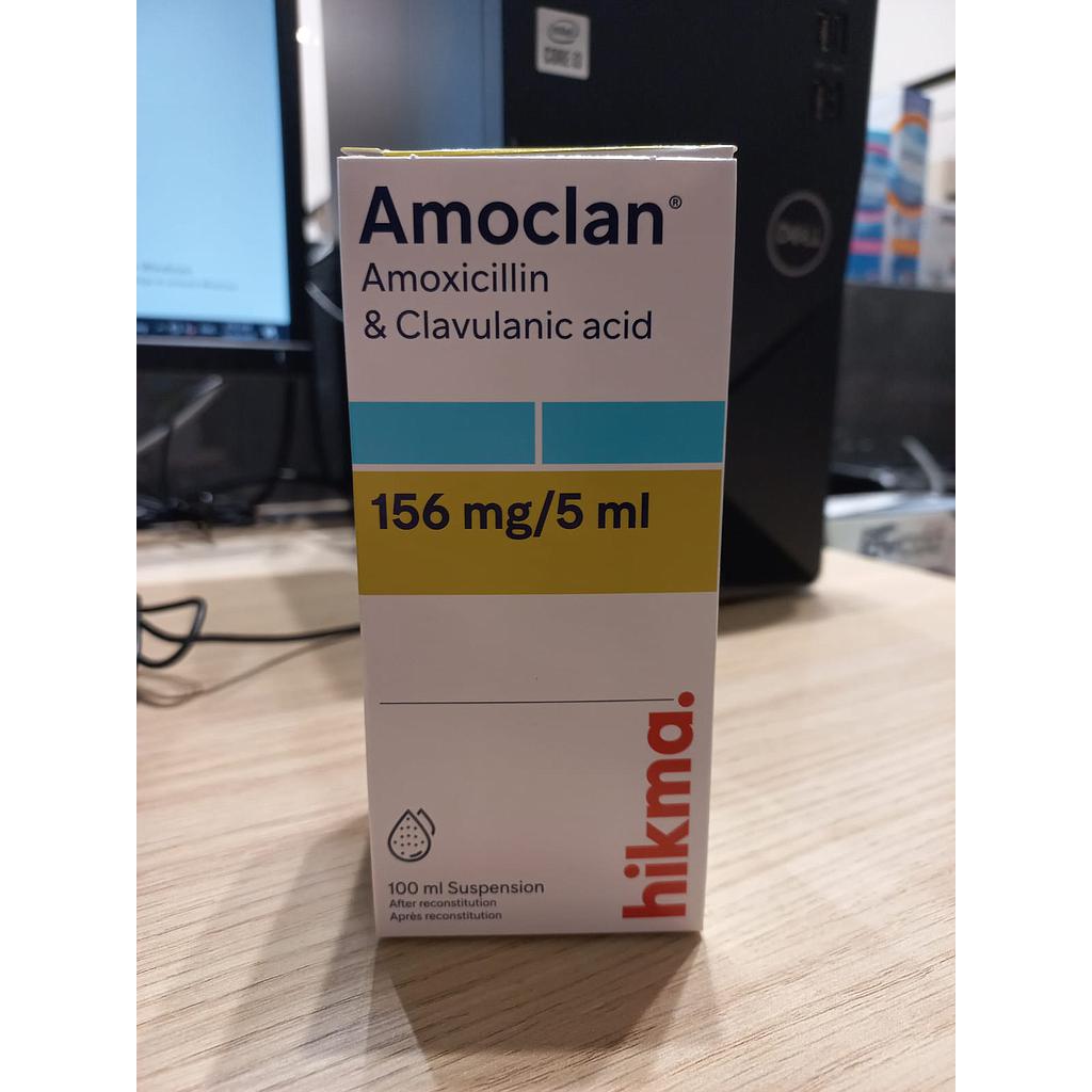 Amoclan 156mg Syrup 100ml