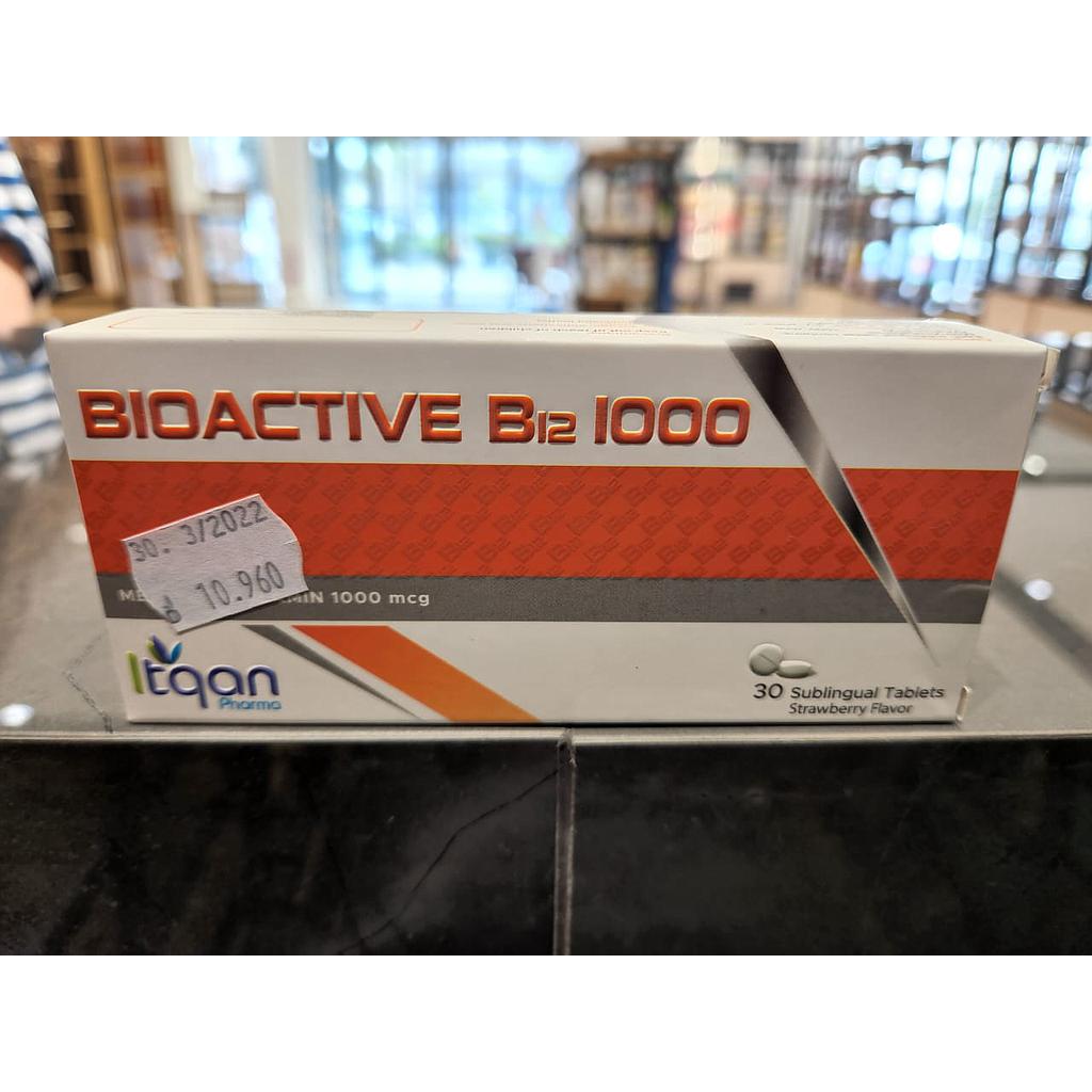 Bioactive B12 1000mcg 30 Sublingual tablets