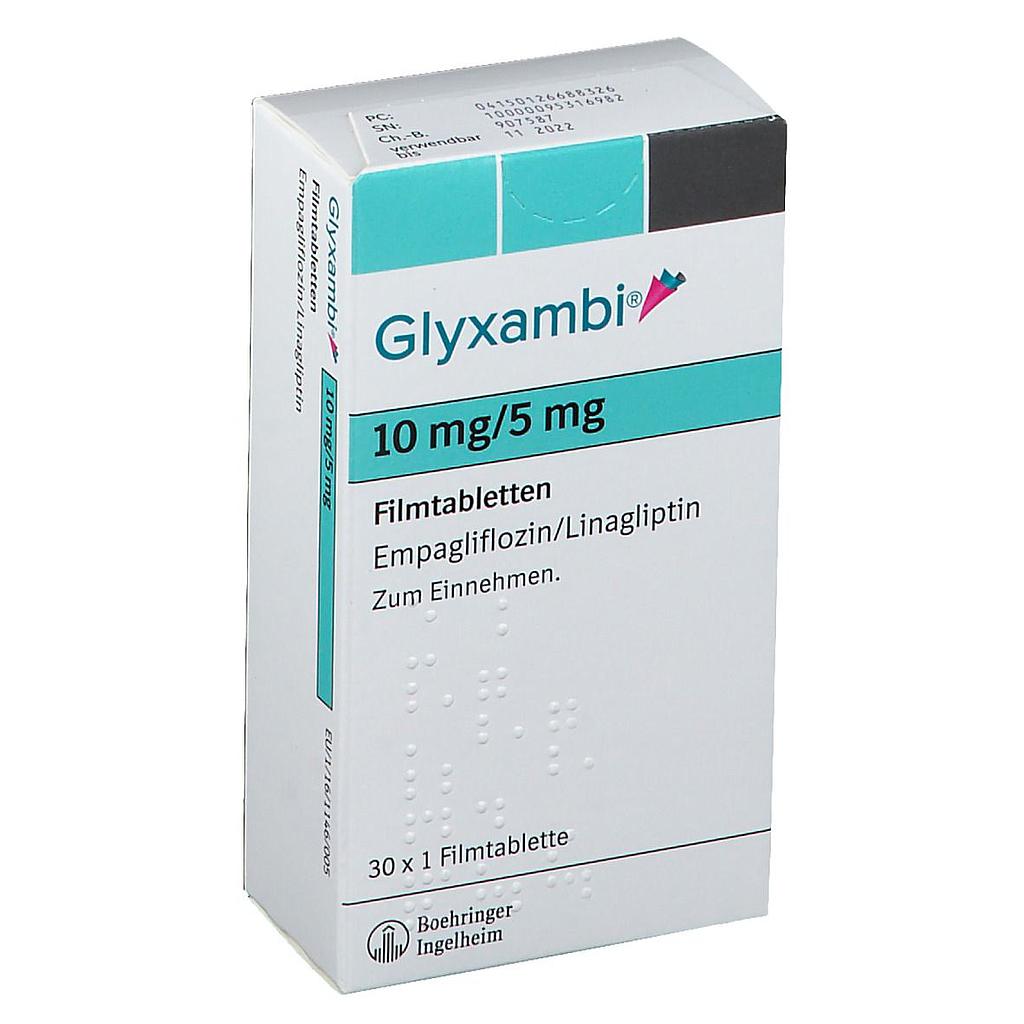 Glyxambi 10mg/5mg 30 Tablets